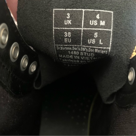 Studded Black Ankle Boots - Picture 14 of 15